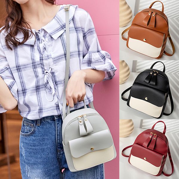 women's small backpack of designer for lady travel pu leather handbag rucksack shoulder school bags for teenage girls
women's small backpack of designer for lady travel pu leather handbag rucksack shoulder school bags for teenage girls