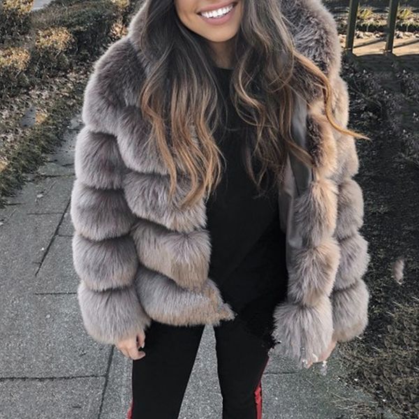 2018 winter thick warm faux fur coat women plus size 3x hooded long sleeve faux fur jacket luxury winter coats 8l1485, Black
2018 winter thick warm faux fur coat women plus size 3x hooded long sleeve faux fur jacket luxury winter coats 8l1485, Black