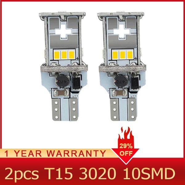 roadot 2x t15 canbus 6000k white 10smd 3020 led bulbs backup reverse light 921 912 w16w clearance bulbs turn signal auto led
roadot 2x t15 canbus 6000k white 10smd 3020 led bulbs backup reverse light 921 912 w16w clearance bulbs turn signal auto led