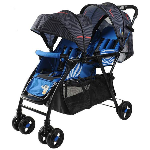 new twin baby foldable trolley front and rear seat two children big space 180 degree lay down pram
new twin baby foldable trolley front and rear seat two children big space 180 degree lay down pram