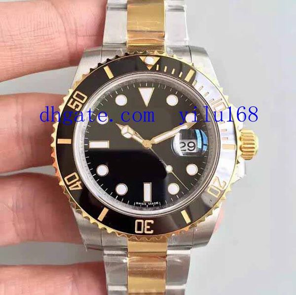 men's 40mm n v9 factory 18k wrapped gold 40mm 116613 116613ln ceramic swiss cal.2836 movement automatic mens sapphire watches, Slivery;brown
men's 40mm n v9 factory 18k wrapped gold 40mm 116613 116613ln ceramic swiss cal.2836 movement automatic mens sapphire watches, Slivery;brown