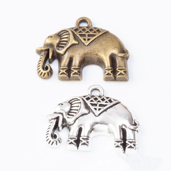 50pcs 20*26mm vintage silver antique bronze animal elephant charms pendants for bracelet necklace earring diy jewelry making, Bronze;silver
50pcs 20*26mm vintage silver antique bronze animal elephant charms pendants for bracelet necklace earring diy jewelry making, Bronze;silver