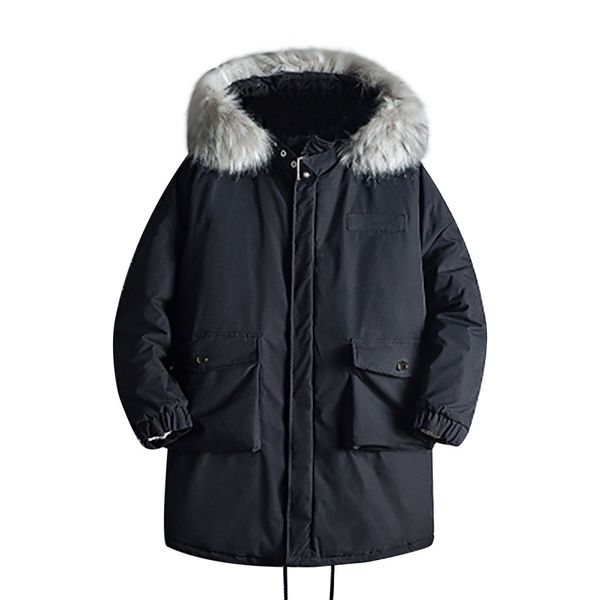 casaco jaqueta masculino chaqueta hombre new streetwear coat men's winter casual pure color hooded warm cotton clothing coat, Black
casaco jaqueta masculino chaqueta hombre new streetwear coat men's winter casual pure color hooded warm cotton clothing coat, Black