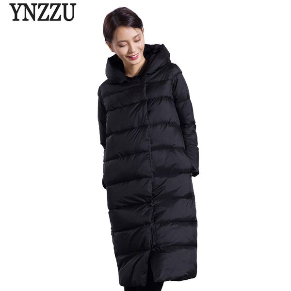 ynzzu 2018 winter jacket women big size solid thick warm hooded duck down coats long style windproof korean casual overcoat o605, Black
ynzzu 2018 winter jacket women big size solid thick warm hooded duck down coats long style windproof korean casual overcoat o605, Black
