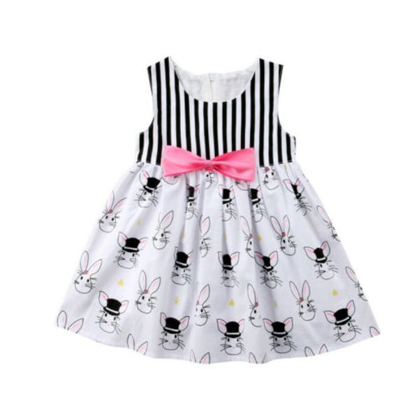 easter rabbit toddler kids baby girls sleeveless stripe bow-knot toddler princess party dresses, Red;yellow
easter rabbit toddler kids baby girls sleeveless stripe bow-knot toddler princess party dresses, Red;yellow