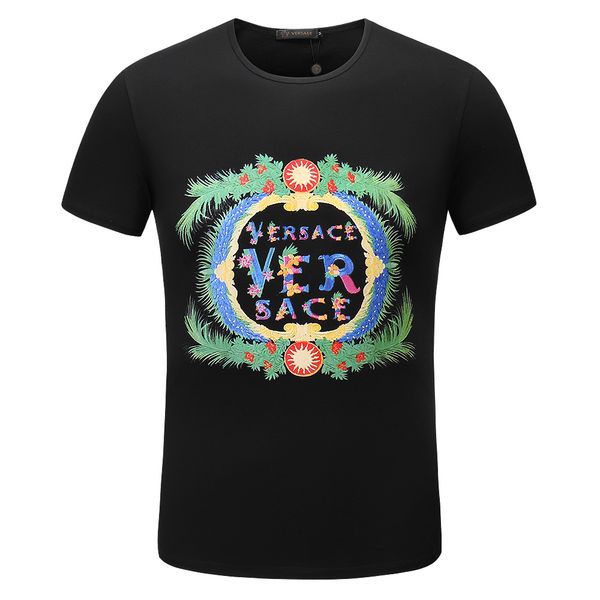 2018 t-shirt men's short-sleeved men's casual t-shirt fashion t-shirt, White
2018 t-shirt men's short-sleeved men's casual t-shirt fashion t-shirt, White