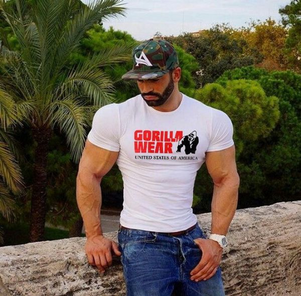 03544 muscle vest fitness sports training short-sleeved round neck casual cotton shirt stretch training t-shirt men, White;black
03544 muscle vest fitness sports training short-sleeved round neck casual cotton shirt stretch training t-shirt men, White;black