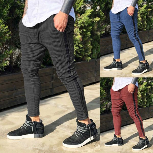 arrival plaid high waist solid mens gym slim fit trousers pants tracksuit casual joggers skinny sports bottoms m-3xl, Black
arrival plaid high waist solid mens gym slim fit trousers pants tracksuit casual joggers skinny sports bottoms m-3xl, Black