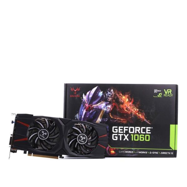 graphics card igame gtx 1060 vulcan u 6gb video graphics card 192bit gddr5 power cableo, Black
graphics card igame gtx 1060 vulcan u 6gb video graphics card 192bit gddr5 power cableo, Black