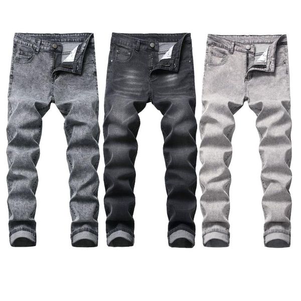 men's wear elastic force jeans man cowboy trousers men casual cotton slim stretch denim jeans slim feet pants, Blue
men's wear elastic force jeans man cowboy trousers men casual cotton slim stretch denim jeans slim feet pants, Blue