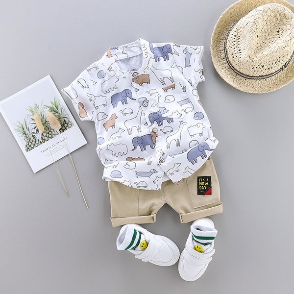 animal print clothes for toddler baby boy shirt suit summer new children clothing set for infant suit kids clothes, White
animal print clothes for toddler baby boy shirt suit summer new children clothing set for infant suit kids clothes, White