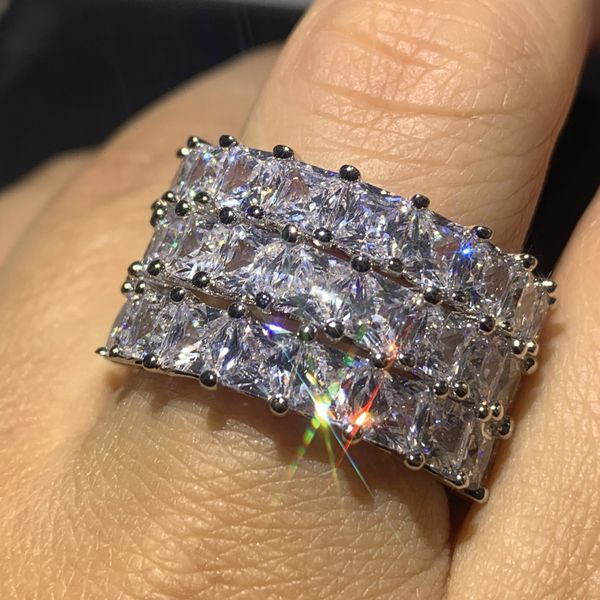 infinity brand new luxury jewelry 925 sterling silver princess cut white z cz diamond eternity wedding finger ring for women, Slivery;golden
infinity brand new luxury jewelry 925 sterling silver princess cut white z cz diamond eternity wedding finger ring for women, Slivery;golden