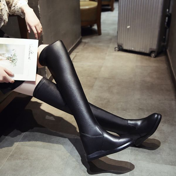 women's rubber boots lace up winter shoes woman 2019 thigh high heels high round toe booties ladies rain lace up, Black
women's rubber boots lace up winter shoes woman 2019 thigh high heels high round toe booties ladies rain lace up, Black