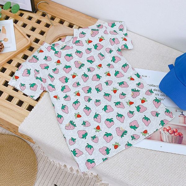 baby dress new girl's sleeveless casual all-match strawberry pattern children's fashion dress summer, Red;yellow
baby dress new girl's sleeveless casual all-match strawberry pattern children's fashion dress summer, Red;yellow