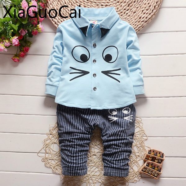 2019 new fashion spring and autumn children sets casual baby cartoon cat pants long sleeve trousers two children's suits, White
2019 new fashion spring and autumn children sets casual baby cartoon cat pants long sleeve trousers two children's suits, White