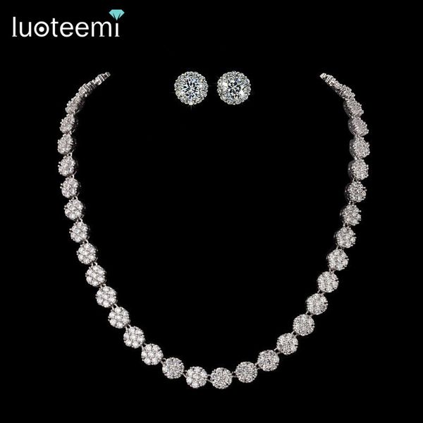 luoteemi fashion elegant white gold-color aaa+ cubic zirconia stone necklace for wedding women bride jewelry factory wholesale, Silver
luoteemi fashion elegant white gold-color aaa+ cubic zirconia stone necklace for wedding women bride jewelry factory wholesale, Silver