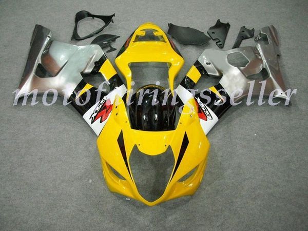 new abs plastic fairings kit fit for suzuki gsxr1000 2003 2004 gsxr1000 03 04 injection mold yellow silver
new abs plastic fairings kit fit for suzuki gsxr1000 2003 2004 gsxr1000 03 04 injection mold yellow silver