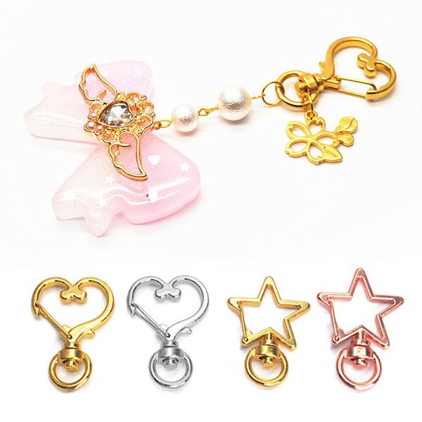 10pcs/lot split ring diy bag jewelry handmade for key rings heart star bling bling lobster clasp clips key hooks keychain, Silver
10pcs/lot split ring diy bag jewelry handmade for key rings heart star bling bling lobster clasp clips key hooks keychain, Silver