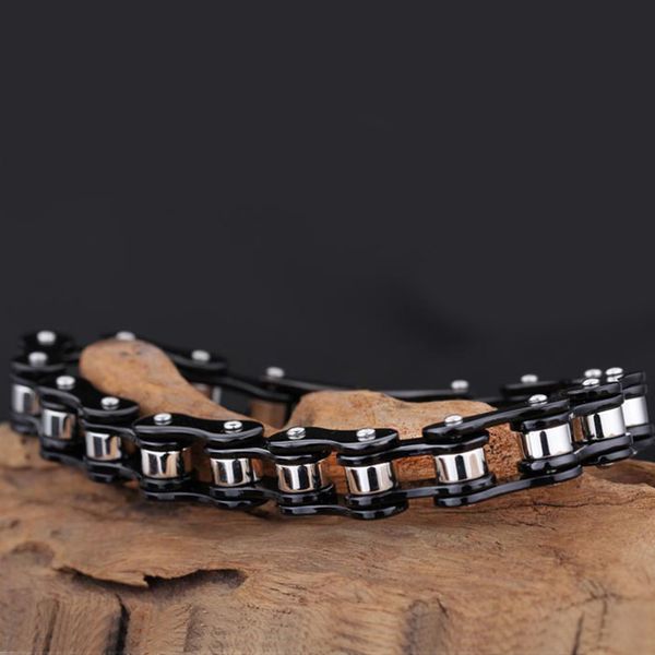 women big charm bracelets hand chain fashion 2020 stainless steel black bicycle men chain bracelet mens accessories male punk
women big charm bracelets hand chain fashion 2020 stainless steel black bicycle men chain bracelet mens accessories male punk