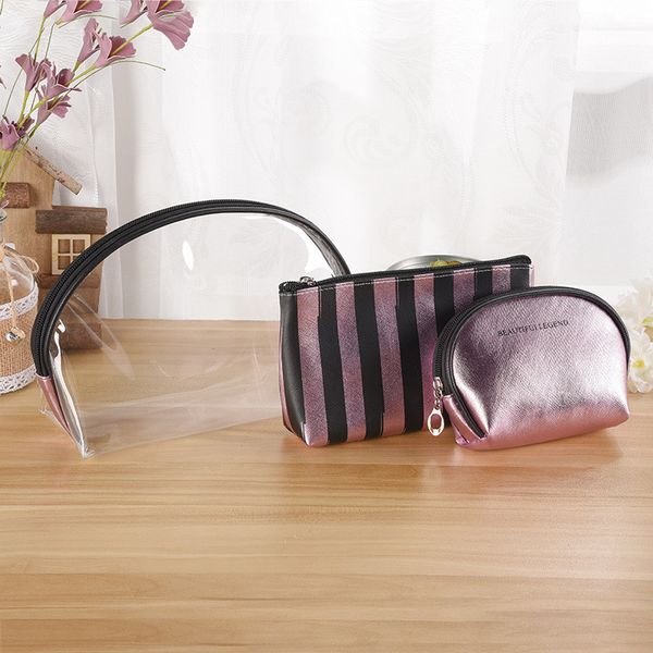 3pcs/set travel cosmetic bag pvc clear makeup bag women organizer case toiletry transparent make up box toiletry small pouch
3pcs/set travel cosmetic bag pvc clear makeup bag women organizer case toiletry transparent make up box toiletry small pouch