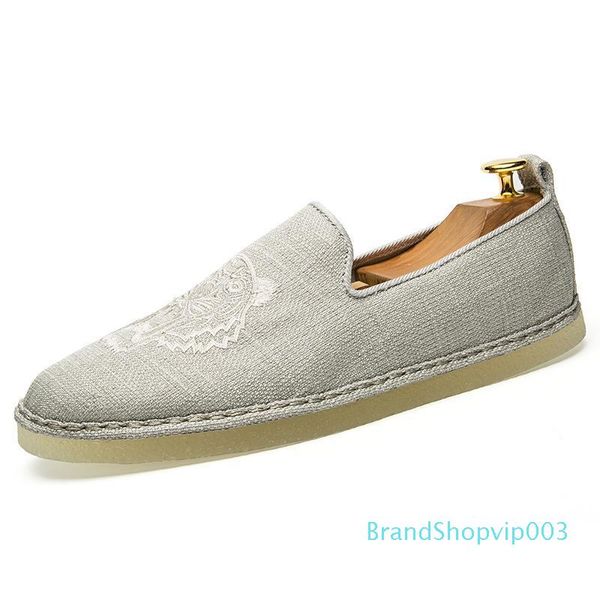 men canvas shoes male hemp espadrilles tiger embroidery designer handmade fisherman shoes slip on men loafers flats q-552, Black
men canvas shoes male hemp espadrilles tiger embroidery designer handmade fisherman shoes slip on men loafers flats q-552, Black