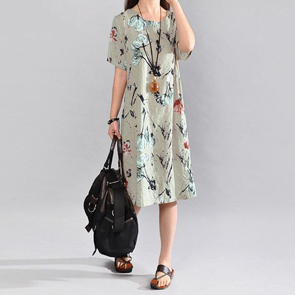 designer dress designer dresses plus size summer dress 2019 women floral print midi dresses short sleeve beach sundress loose vestidos, Black;gray 
designer dress designer dresses plus size summer dress 2019 women floral print midi dresses short sleeve beach sundress loose vestidos, Black;gray