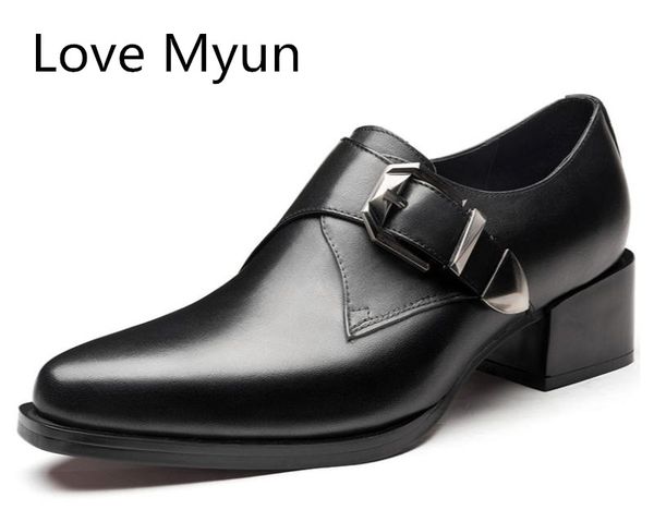 genuine leather dress men shoes 5cm high heels mens formal suit wedding height increase shoes business leisure party dance, Black
genuine leather dress men shoes 5cm high heels mens formal suit wedding height increase shoes business leisure party dance, Black