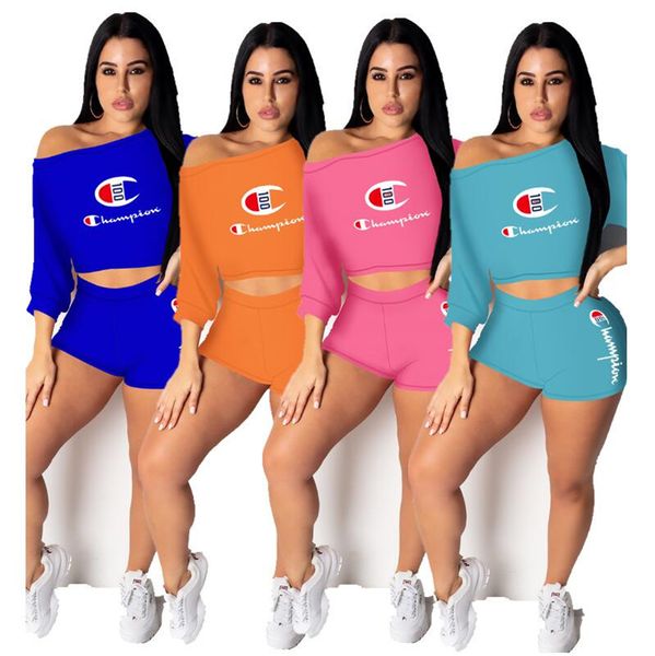 champion shorts tracksuit women 2 piece summer outfits off shoulder crop t-shirt+ short pants sports suit designer streetwear cloth, White
champion shorts tracksuit women 2 piece summer outfits off shoulder crop t-shirt+ short pants sports suit designer streetwear cloth, White