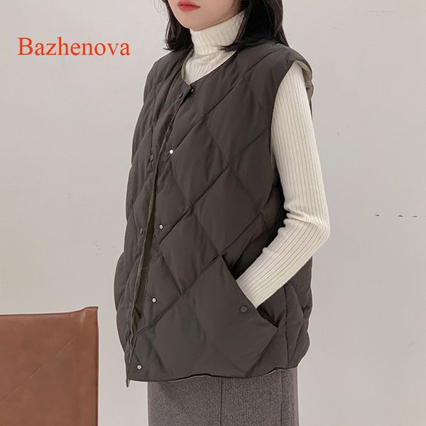 bazhenova women retro winer vest girls sweet double warm vests woman all-match sleeveless garment casual clothes r326, Black;white
bazhenova women retro winer vest girls sweet double warm vests woman all-match sleeveless garment casual clothes r326, Black;white