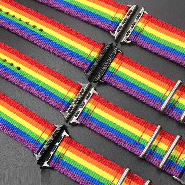 Rainbow nylon canva weave watchband for apple watche erie 1 2 3 4 40mm 44mm oft colorful iwatch oft port bracelet band
Rainbow nylon canva weave watchband for apple watche erie 1 2 3 4 40mm 44mm oft colorful iwatch oft port bracelet band