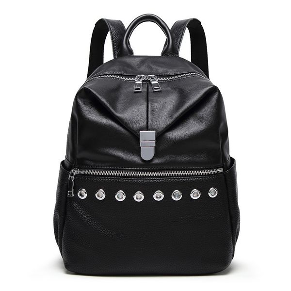 wiliamganu pu leather backpack women school bags mochilas mujer fashion female lapbackpack rivet bag
wiliamganu pu leather backpack women school bags mochilas mujer fashion female lapbackpack rivet bag