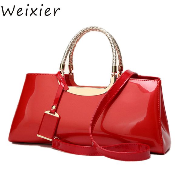 weixier 2019 fashion women bag embroidery sequin patent leather shoulder handbag ladies messenger bags female al-43
weixier 2019 fashion women bag embroidery sequin patent leather shoulder handbag ladies messenger bags female al-43