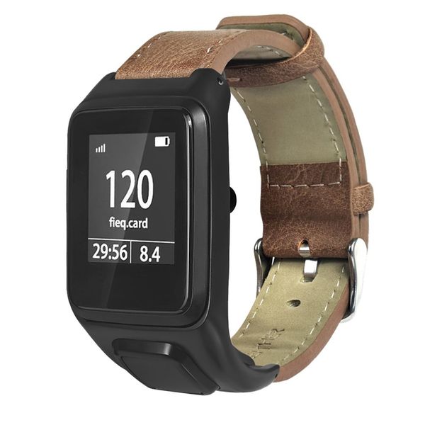 for tomtom runner3 for tomtom adventurer vintage texture flat leather strap professional sleek minimalist design, Black;brown
for tomtom runner3 for tomtom adventurer vintage texture flat leather strap professional sleek minimalist design, Black;brown