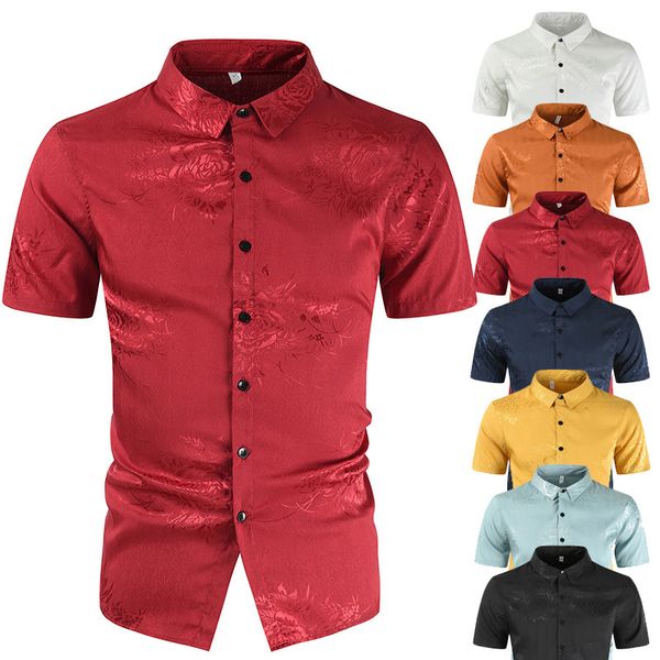 summer men shirt flower printed polo shirts short sleeve slim fit office shirts henley shirt hawaiian holiday shirt plus size -4xl, White;black
summer men shirt flower printed polo shirts short sleeve slim fit office shirts henley shirt hawaiian holiday shirt plus size -4xl, White;black