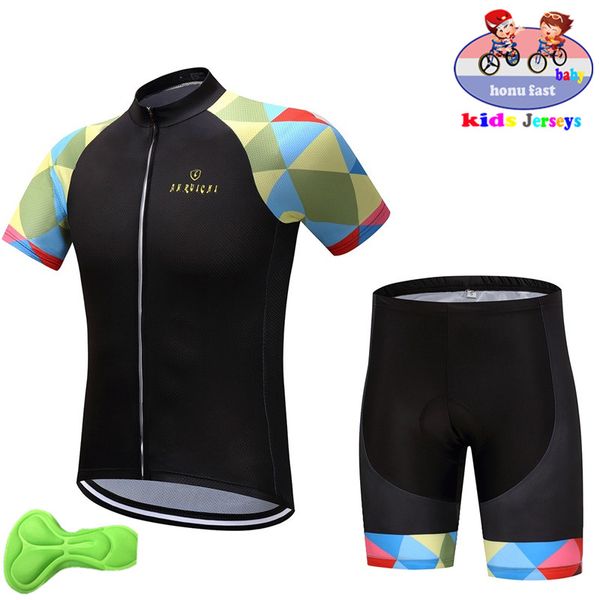 summer kids team cycling jersey quick dry ropa ciclismo hombre bicycling shirts bike cycling set, Black;blue
summer kids team cycling jersey quick dry ropa ciclismo hombre bicycling shirts bike cycling set, Black;blue