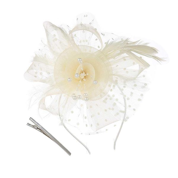 polka dot cap, flower mesh with feather veil cap with head clip clipper ms. hat hair accessories, wedding party, White;golden
polka dot cap, flower mesh with feather veil cap with head clip clipper ms. hat hair accessories, wedding party, White;golden