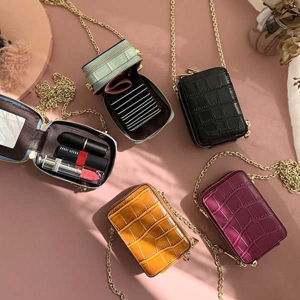 razaly genuine leather woc purses and handbags small flap mini card bag with mirror women handbags chain clutch
razaly genuine leather woc purses and handbags small flap mini card bag with mirror women handbags chain clutch
