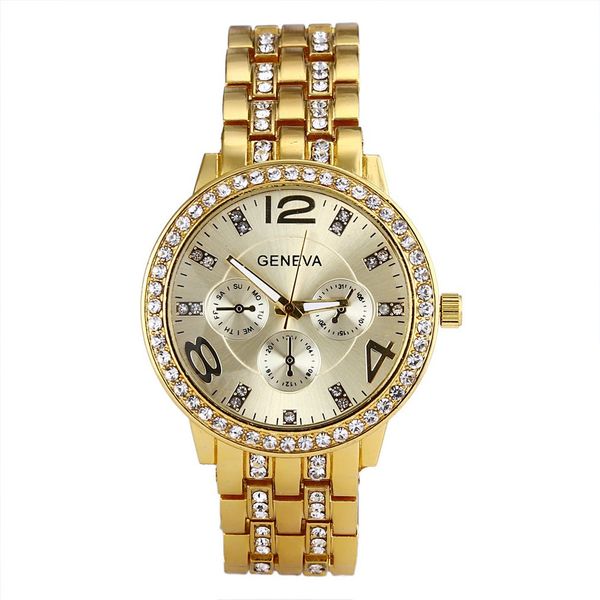 full rhinestone 3 eyes stainless steel band men women wristwatch watch fashion round dial quartz wrist watches gift, Slivery;brown
full rhinestone 3 eyes stainless steel band men women wristwatch watch fashion round dial quartz wrist watches gift, Slivery;brown