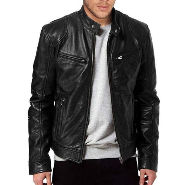 2020ss mens designer leather jackets men fashion pu leather jacket spring autumn new british style motorcycle jacket male coat black brown
2020ss mens designer leather jackets men fashion pu leather jacket spring autumn new british style motorcycle jacket male coat black brown