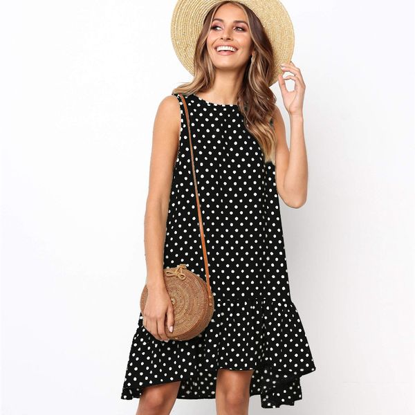 lossky women summer dress polka dot chiffon sleeveless beach mini casual yellow sundress 2020 plus size dress for women red, Black;gray
lossky women summer dress polka dot chiffon sleeveless beach mini casual yellow sundress 2020 plus size dress for women red, Black;gray