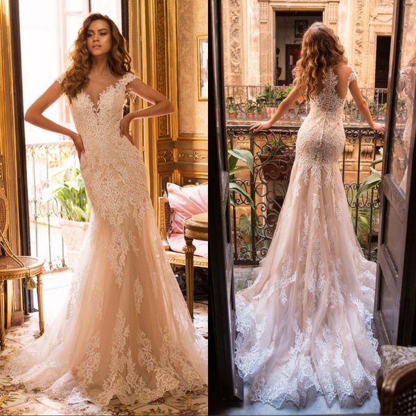 vintage mermaid wedding dresses plus size bridal gowns v neck lace applique custom made wedding dress robe de, White
vintage mermaid wedding dresses plus size bridal gowns v neck lace applique custom made wedding dress robe de, White
