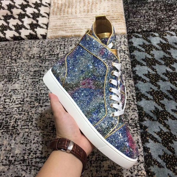 red bottom luxury casual designer sneakers sport fashion glitter leather for men and women fashion party wedding outdoor trainer ,eu35-46, Black
red bottom luxury casual designer sneakers sport fashion glitter leather for men and women fashion party wedding outdoor trainer ,eu35-46, Black