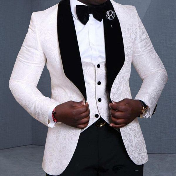 latest design groom tuxedos one button white shawl lapel groomsmen wedding mens blazer party suits (jacket+pants+vest+tie), Black;gray
latest design groom tuxedos one button white shawl lapel groomsmen wedding mens blazer party suits (jacket+pants+vest+tie), Black;gray