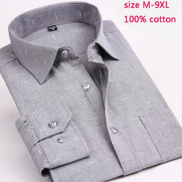 new arrival fashion men long sleeve spring extra large 100%cotton printed casual dress shirts plus size mlxl2xl3xl4xl-8xl 9xl, White;black
new arrival fashion men long sleeve spring extra large 100%cotton printed casual dress shirts plus size mlxl2xl3xl4xl-8xl 9xl, White;black