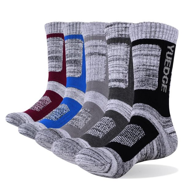 yuedge brand 5 pairs men's cotton cushion crew socks outdoor sports walking running climbing backpacking hiking socks, Black
yuedge brand 5 pairs men's cotton cushion crew socks outdoor sports walking running climbing backpacking hiking socks, Black