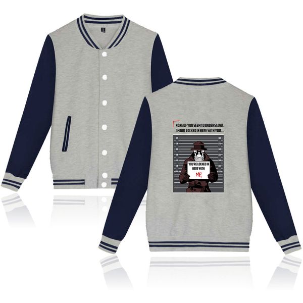 the latest casual print watchmen jacket men/women 2019 fashion trend watchmen jacket men cotton baseball uniform, Black;brown
the latest casual print watchmen jacket men/women 2019 fashion trend watchmen jacket men cotton baseball uniform, Black;brown