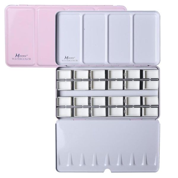 meeden watercolor paints tins box palette painting storage paint tray palette paint box with full pans or half pans for arts
meeden watercolor paints tins box palette painting storage paint tray palette paint box with full pans or half pans for arts
