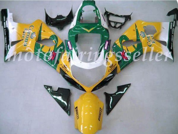 new abs plastic fairings kit fit for suzuki gsxr1000 2000 2001 2002 gsxr1000 00 01 02 injection mold yellow green
new abs plastic fairings kit fit for suzuki gsxr1000 2000 2001 2002 gsxr1000 00 01 02 injection mold yellow green