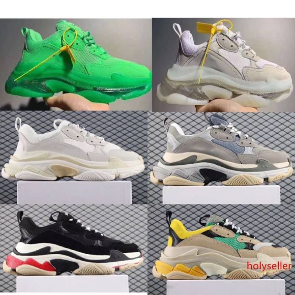 2019 paris triple s clear bottom designer shoes luxury low sneakers triple s men's and women daddy platform sports trainers shoes 36-45
2019 paris triple s clear bottom designer shoes luxury low sneakers triple s men's and women daddy platform sports trainers shoes 36-45