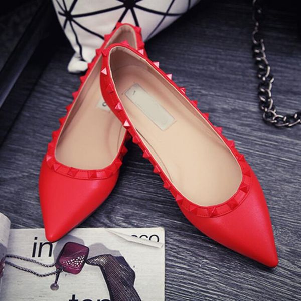 brand designer luxury ladies shoes 2020 genuine leather pointed rivet flat shoes spring summer women high-end work party fashion shoes, Black
brand designer luxury ladies shoes 2020 genuine leather pointed rivet flat shoes spring summer women high-end work party fashion shoes, Black
